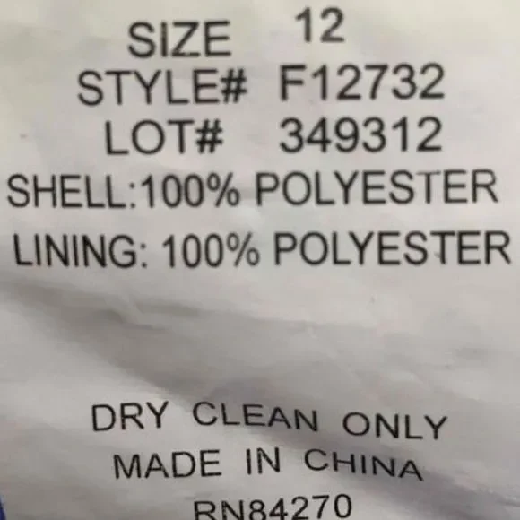 NWT Stunning David's Bridal Women's Blue Dress S12 - Picture 8 of 10